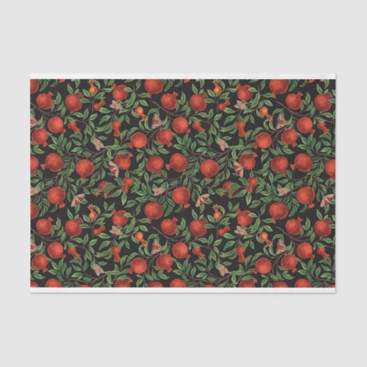 Granatäpfel Seidenpapier (Vorderseite)