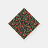 Granatäpfel Serviette (Ecke)