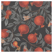 Granatäpfel Stoff (Nahaufnahme)