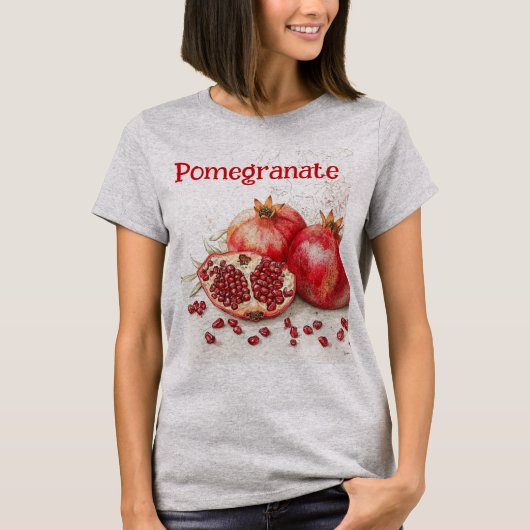 Granatapfel-T-Shirt T-Shirt (Vorderseite)