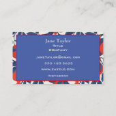 Granatapfel Telefonnummerkarte (Rückseite)