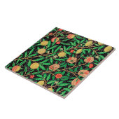 Granatäpfel und Blume an Zweigstellen Fliese (Seite)