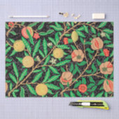 Granatäpfel und Blume an Zweigstellen Seidenpapier (Handwerk)