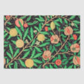 Granatäpfel und Blume an Zweigstellen Seidenpapier (Vorderseite)