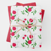 Granatäpfel und Koordinierungsprinzipien Geschenkpapier Set (Beispiel)