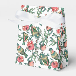 Granatapfel und Lovebirts Geschenkschachtel