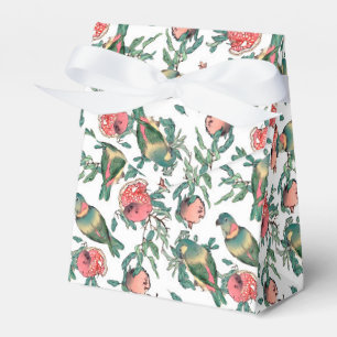 Granatapfel und Lovebirts Geschenkschachtel