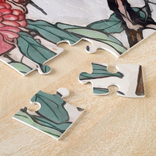 Granatapfel und Lovebirts Puzzle (Seite)