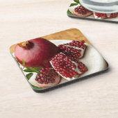 Granatapfel Untersetzer (Linke Seite)