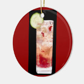 Granatapfel-Verzierung Keramik Ornament (Links)