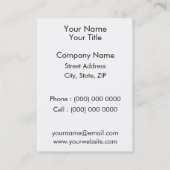 Granatapfel Visitenkarte (Rückseite)