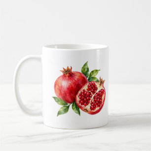 Granatapfel-Wasserfarbe Kaffeetasse