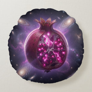 Granatapfel – Wertvolle Frucht für Gesundheit´7 Rundes Kissen