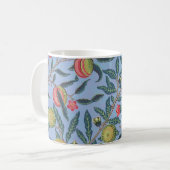 Granatapfel William Morris gemustert Kaffeetasse (Vorderseite Links)