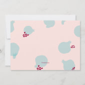 Granatapfel Yalda Einladungen (Rückseite)