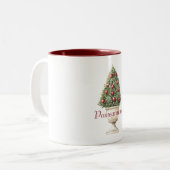 Granatapfelbaum Zweifarbige Tasse (Vorderseite Links)