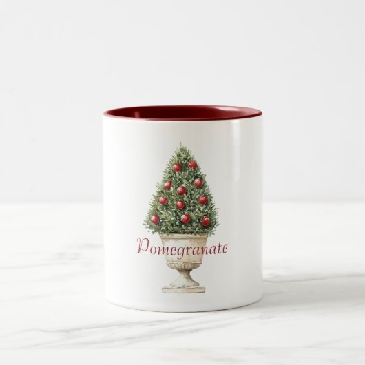 Granatapfelbaum Zweifarbige Tasse (Mittel)