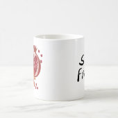 Granatapfelblüte Kaffeetasse (Mittel)