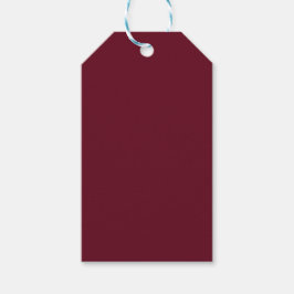 Granatapfelfarbe Geschenkanhänger