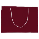 Granatapfelfarbe Große Geschenktüte (Rückseite)
