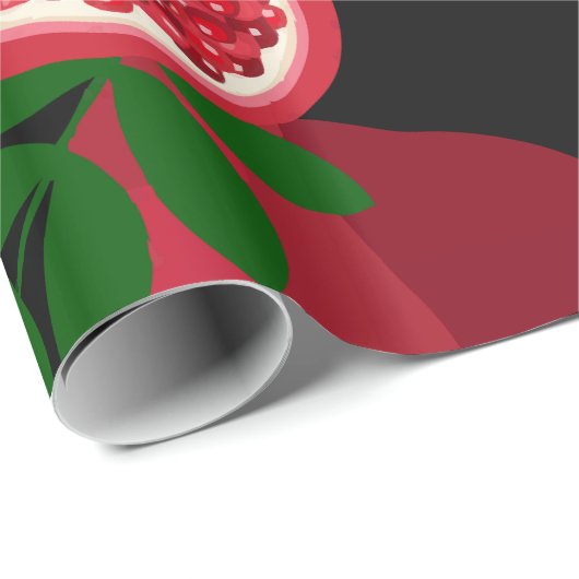 Granatapfelfrucht Geschenkpapier (Rolleneckpunkt)