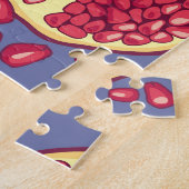 Granatapfelfrucht Nahtloses Muster Puzzle (Seite)