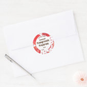 Granatapfelfrucht-Reserven Runder Aufkleber (Umschlag)