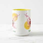 Granatapfelfrüchte Aquarell Tasse (Zentrum)