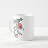 Granatapfelfrüchte & Lovebirds Kaffeetasse (Vorderseite Links)