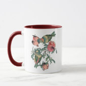 Granatapfelfrüchte & Lovebirds Tasse (Links)