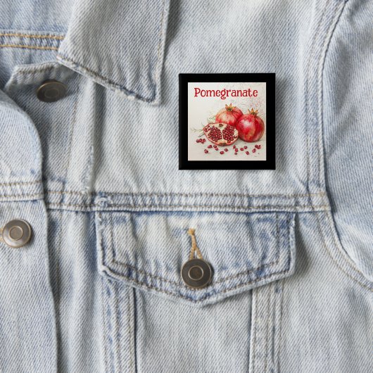 Granatapfelknopf Button (Beispiel)