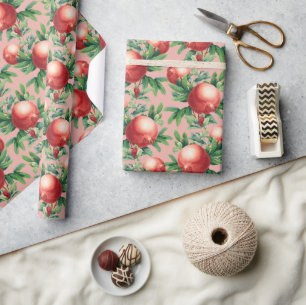 Granatapfelmuster Geschenkpapier