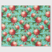 Granatapfelmuster geschenkpapier (Flach)