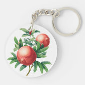 Granatäpfelmuster Schlüsselanhänger (Rückseite)