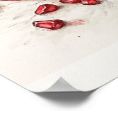 Granatapfelposter Poster (Ecke)