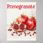 Granatapfelposter Poster (Vorne)