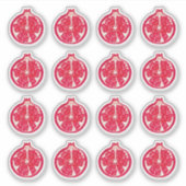 Granatapfelsticker Aufkleber (Vorderseite)