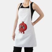 Granatapfelsticker zum Cartoon - Niedliches Obst Schürze (InSitu)