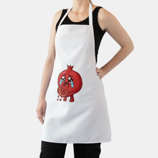 Granatapfelsticker zum Cartoon - Niedliches Obst Schürze (InSitu)