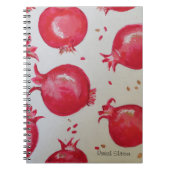 Granatäpple Anteckningsbok Notizblock (Vorderseite)