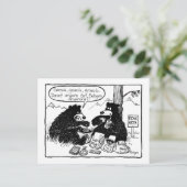 Granatbären Postkarte (Stehend Vorderseite)