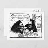 Granatbären Postkarte (Vorne/Hinten)