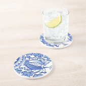 Granatblut Getränkeuntersetzer (Seite)