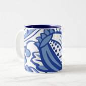 Granatblut Zweifarbige Tasse (Vorderseite Links)