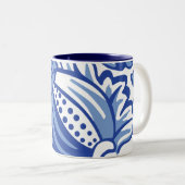 Granatblut Zweifarbige Tasse (VorderseiteRechts)