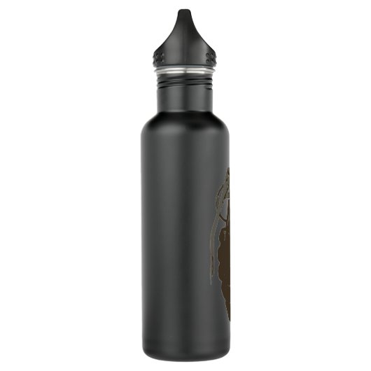 Granate Edelstahlflasche (Links)