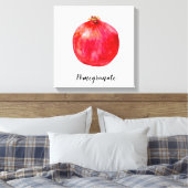 Granatfarbenprint Leinwanddruck (Insitu (Schlafzimmer))