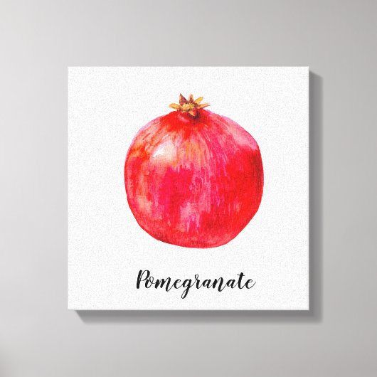 Granatfarbenprint Leinwanddruck (Vorderseite)