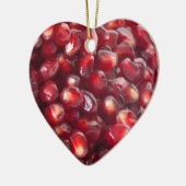 Granatkerne Keramik Ornament (Links)