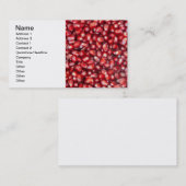 Granatkerne Visitenkarte (Vorne/Hinten)